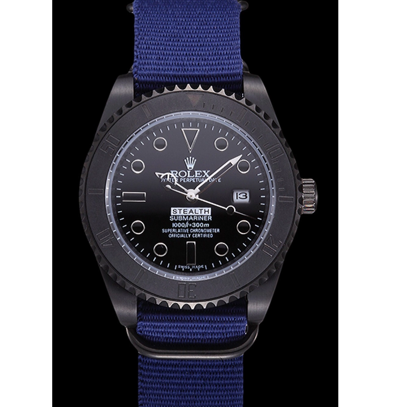 Aaa replica Stealth Rolex Submariner 621994 Blue 0527